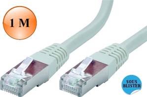 CORDON RJ45 CAT.6 - SSTP - 250 MHz - Mâle / Mâle - PERFORM+ 1 M