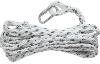 CORDE POLYAMIDE Ø 14 MM, LONGUEUR 30 M, 1 BOUCLE , 1 MOUSQUETON
