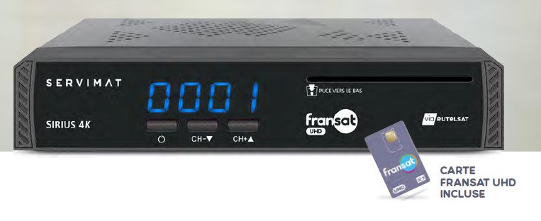 TERMINAL FRANSAT UHD 4K SERVIMAT