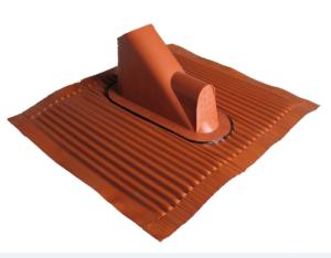 TUILE ALUMINIUM MALLEABLE 500 x 450 mm ROUGE BRIQUE (363253) TRIAX
