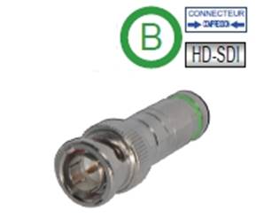 CONNECTEUR BNC A COMPRESSION POUR CABLE iDEF110 ELBAC