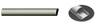 COUVRE CABLE EN ALUMINIUM. Long. 75 cm, 5 x 2,8 cm. SILVER GBS