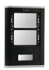 PLAQUE iBLACK 1 BP SIMPLE FENETRE 2 MODULES ALCAD