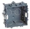 BOITE D'APPAREILLAGE MACONNERIE 1 POSTE 75 x 75mm, PROF 40 mm EUR'OHM