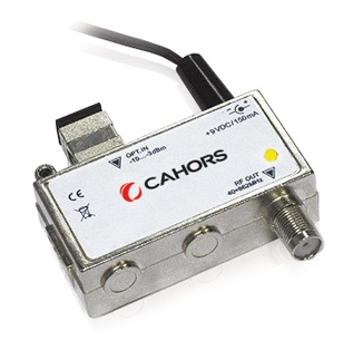 Micro-récepteur Optique Terrestre NS 80dB CAG avec alim CAHORS