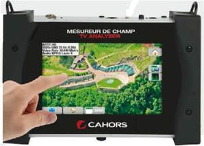 MESUREUR DE CHAMP TER + SAT + CABLE Ecran tactile 7"  CAHORS