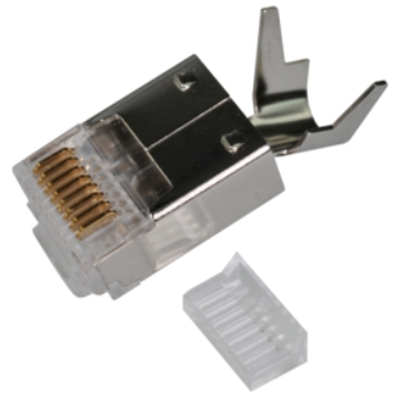 PLUG RJ45 1x8c FTP CAT6  METAL+ PEIGNE  Ø1.0/6 (940436-K5) ELBAC