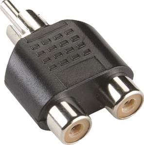 ADAPTATEUR 1 RCA Mâle / 2 RCA Femelle  ERARD CONNECT