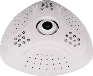CAMERA FIXE PANORAMIQUE 360° 700TVL IR27 leds (10M) ALIANSIS