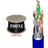 CABLE F/UTP CAT 6 LSZH ELBAC BLEU (TOURET BOIS 500m) ELBAC