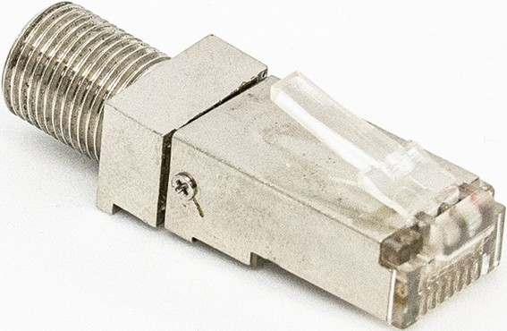 ADAPTATEUR BALUN RJ45 - F FEMELLE WISI