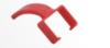 CLIP ROUGE POUR CORDON RJ45  ELBAC