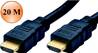 CORDON HDMI 1.4 HIGH SPEED WITH ETHERNET, Mâle / Mâle 20 M