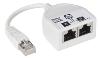 COUPLEUR / DECOUPLEUR RJ45 - INTERNET et TV-TNT ERARD