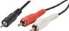 CORDON JACK 3.5 mm Mâle / 2 RCA  Mâle  1.50 M ERARD CONNECT