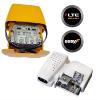KIT PREAMPLI 3 ENTREES: UHF 14-29 dB / VHF -1,5 dB / SAT -2 dB + ALIM