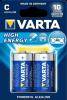 BLISTER DE 2 PILES HIGH ENERGY C/LR14 VARTA