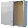 COFFRET ACIER PANNEAU BOIS 600x400x250 mm FERMETURE 3 POINTS TRIAX