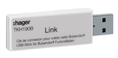 Clé USB  pour contrôleur Coviva TKP100A pour volets Bubendorff/Hager