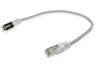 CORDON RJ45 GRIS  CAT6 F/UTP 100 OHMS PVC  Cuivre MALE 0,5M CAHORS