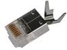 PLUG RJ45 2x4c FTP CAT6  METAL+ PEIGNE  Ø1.1/6 (940536-K5) ELBAC