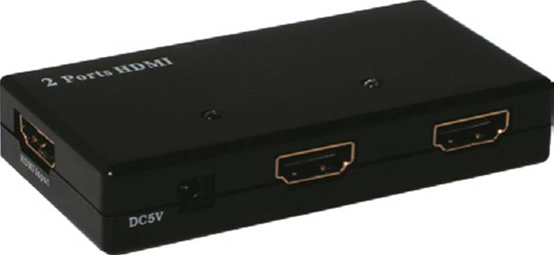 DISTRIBUTEUR HDMI 1080P AMPLIFIE 1 ENTREE / 2 SORTIES ERARD CONNECT