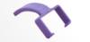 CLIP VIOLET POUR CORDON RJ45  ELBAC
