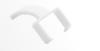 CLIP BLANC POUR CORDON RJ45  ELBAC