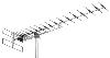 ANTENNE UHF PLEINE ONDE 15,5 dB   21-48  41 ELEMENTS WISI