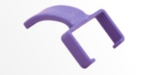 CLIP VIOLET POUR CORDON RJ45  ELBAC