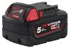 BATTERIE RED LITHIUM 18 VOLTS 5AH MILWAUKEE