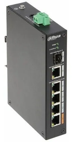 SWITCH INDUSTRIEL 4 PORTS POE 48V  DAHUA