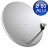 PARABOLE TS Ø 80 CM ALU  BLANCHE sans LNB SERVIMAT