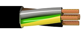 CABLE SOUPLE 3G Ø 1,5 mm² NOIR (bobine de 100 Mètres - prix au M) RCT