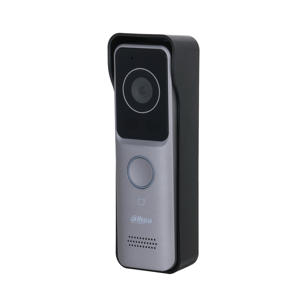 PLATINE DE RUE WIFI ARGENT 1 BP LECTEUR PROX 12V POE DAHUA