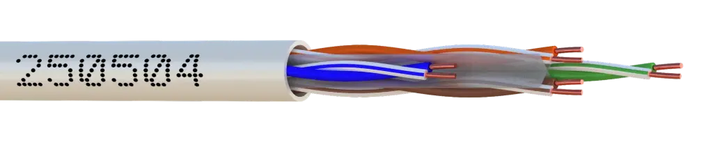 CABLE UTP CAT6 RESIDENTIEL 70m LSZH- Ø4,6-(DEV. 305m) ELBAC