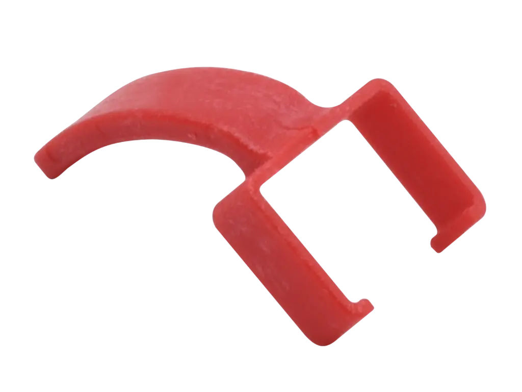 CLIP ROUGE POUR CORDON RJ45 SACHET DE 50 PIECES ELBAC