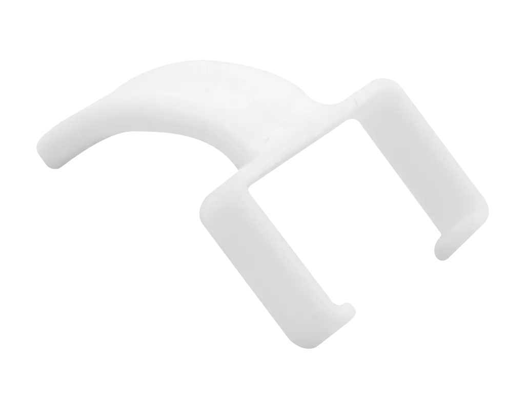 CLIP BLANC POUR CORDON RJ45 SACHET DE 50 PIECES ELBAC