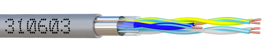 CABLE ALARME SYT+/LY6ST 03 PAIRES AWG24 BOBINE bois 500 M ELBAC