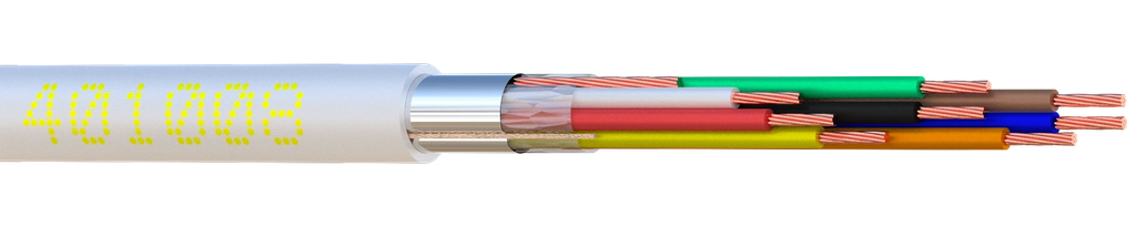 CABLE ALARME 8 x 0.22mm CU (vendu par 100 m) - prix au m ELBAC