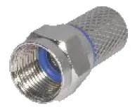 FICHE F A VISSER pour câble Ø 6.8 mm avec joint ELBAC