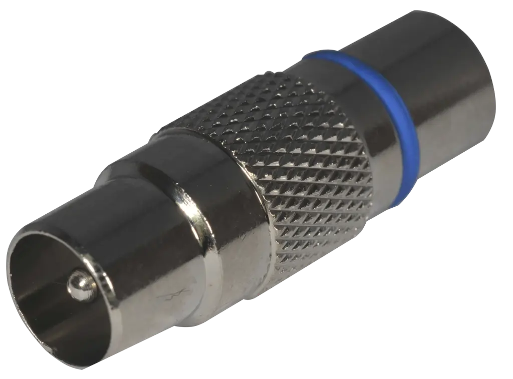CONNECTEUR COAXIAL MALE IEC  à VISSER Ø 6.8mm ELBAC