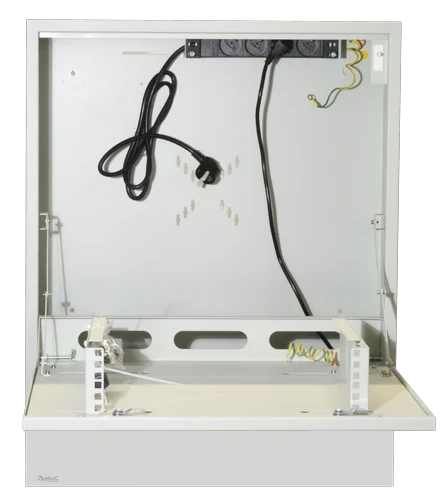 COFFRET MURAL NVR+ONDULEUR 2U GRIS ELBAC