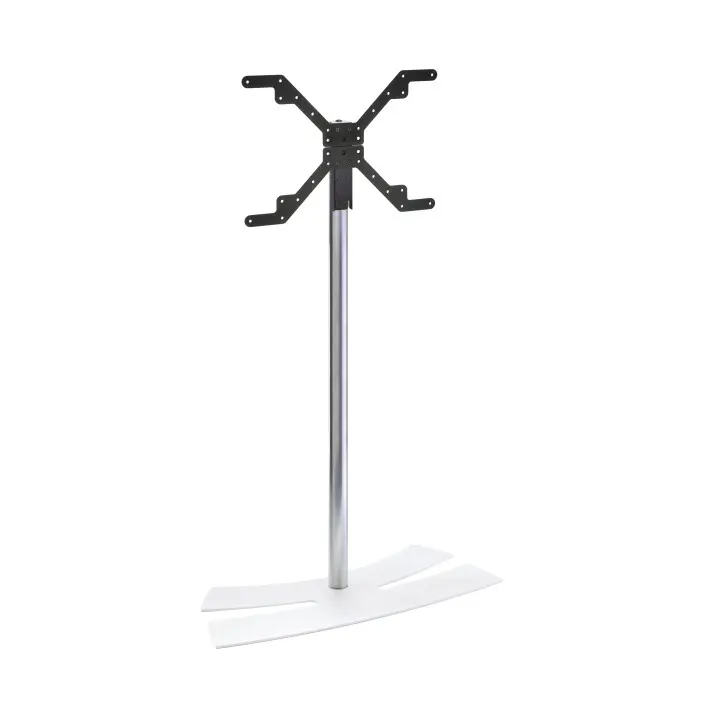 PIED TV BLANC LUX-UP 1400 XL, écrans 40"-75" (50 kg) ORIENTABLE ERARD