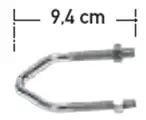 ETRIER Ø 8, Long. 9,4 cm ERARD