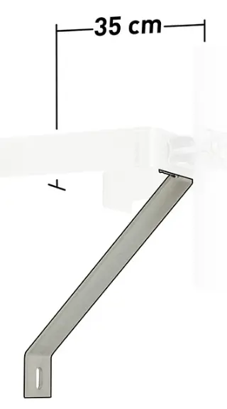 BRAS DE FORCE avec tige filetée POUR ERA864 et ERA866 ERARD