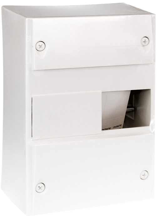 COFFRET 1 RANGEE 8 MODULES AVEC BORNIER DE TERRE EUR'OHM