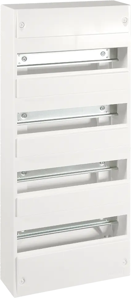 COFFRET 4 RANGEES 52 MODULES AVEC BORNIER P+N+T EUROHM