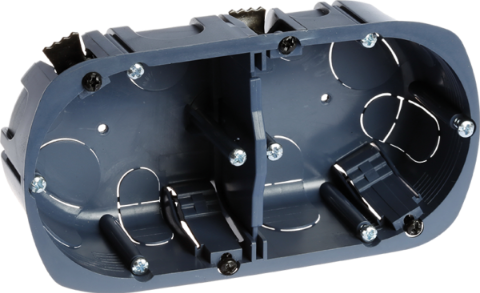 BOITE D'APPAREILLAGE MULTI MAT 2 POSTES Ø 67 mm, PROF 40 mm  EUR'OHM