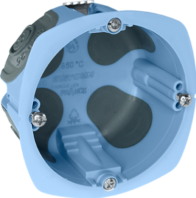 BOITE D'APPAREILLAGE ETANCHE RT2012 1 POSTE Ø 67/68 mm PROF40 EUR'OHM